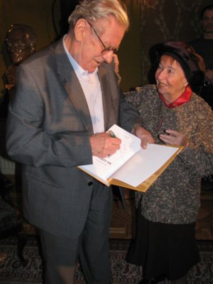 Wiesław Gołas i Irena Kwiatkowska, 2008 r.