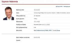 Miniatura: Co z wykształceniem Hołowni? Zawirowanie...