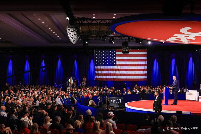 Prezydent Karol Nawrocki na&nbsp;CPAC w&nbsp;Dallas