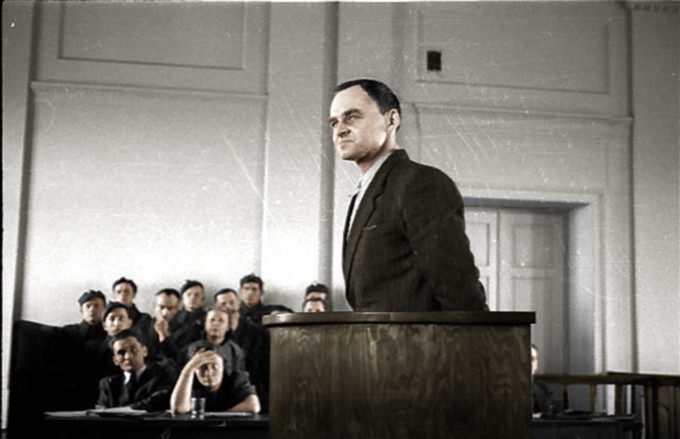 Witold Pilecki w czasie procesu