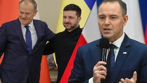 Miniatura: Tusk i Zełenski pominęli Nawrockiego....