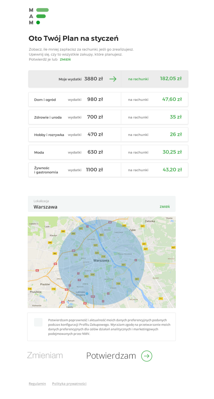 Podsumowanie planu wydatk&oacute;w