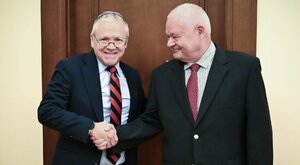 Miniatura: Glapiński spotkał się z ambasadorem USA....