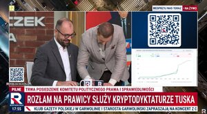 Miniatura: Zaskakujące sceny w TV Republika. "Niech...