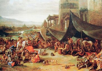 &bdquo;Sacco di Roma&rdquo;, mal. Johannes Lingelbach.