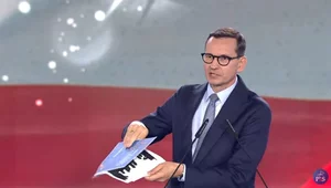 Miniatura: Morawiecki pojawił się na konwencji PiS z...