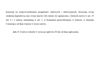 Nowelizacja ustawy o&nbsp;radiofonii i&nbsp;telewizji