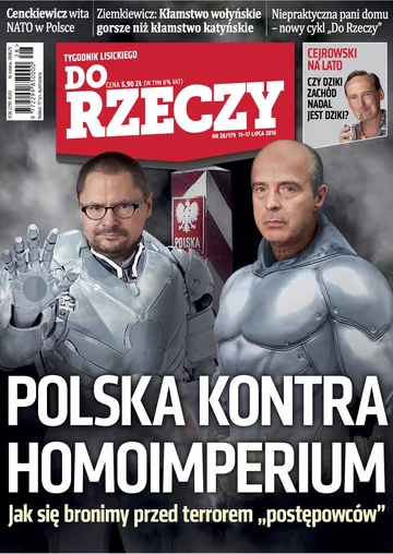 Okładka tygodnika Do Rzeczy 28/179 2016 