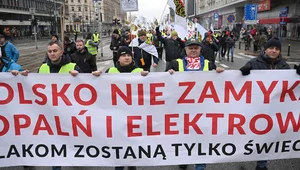 Miniatura: Wielki protest górników i energetyków...