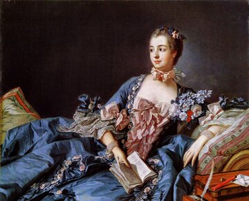 Portret Madame Pompadour autorstwa Fran&ccedil;ois Bouchera