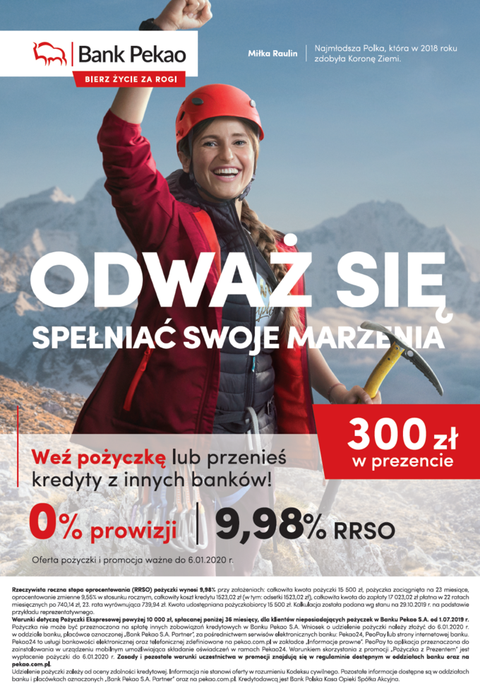 Miła Raulin -&nbsp;Najmłodsza Polka, kt&oacute;ra w&nbsp;2018 roku zdobyła Koronę Ziemi.