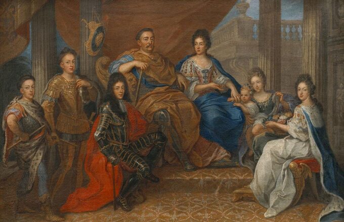 Henri Gascar, Jan III Sobieski z rodziną.