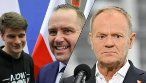 Miniatura: "Życzę powodzenia". Syn Nawrockiego...