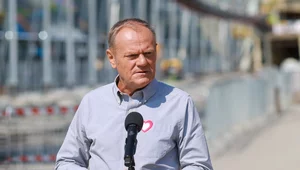 Miniatura: Wpadka Tuska na konferencji. "Patrzę na...