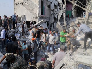 Zniszczona szkoła w&nbsp;Minab w&nbsp;trakcie ataku USA i&nbsp;Izraela na&nbsp;Iran