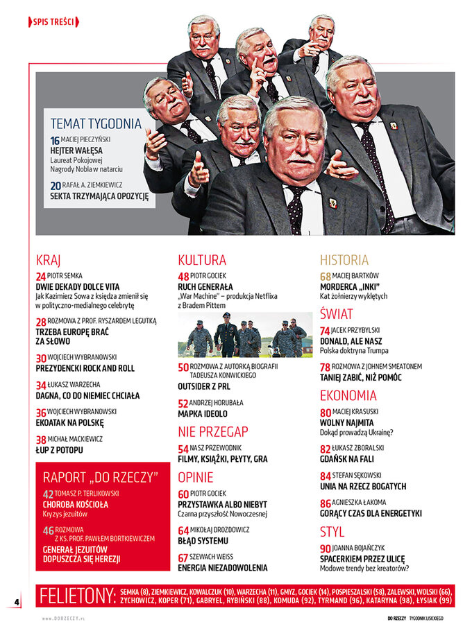 Spis treści, "Do&nbsp;Rzeczy", nr 25