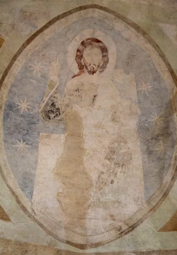 Archikolegiata w Tumie - postać Chrystusa Tronującego 