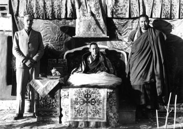 Bruno Beger na&nbsp;audiencji u&nbsp;Regenta, Lhasa