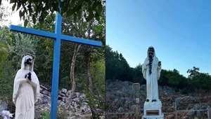 Miniatura: Polak zbezcześcił figurę Matki Bożej w...