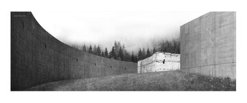 Fragment pracy dyplomowej „Totenburg - niewygodny eksponat. Muzeum w Wałbrzychu” Eweliny Wiciak 