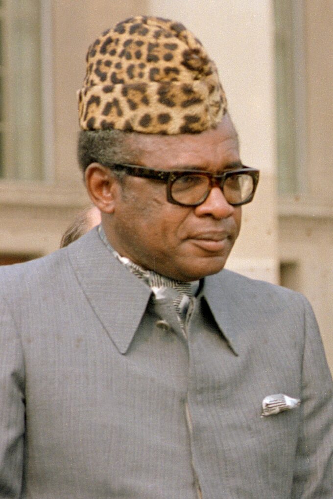 Mobutu Sese Seko, przywódca Zairu
