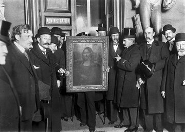 Powr&oacute;t Mony Lisy do&nbsp;Luwru 4&nbsp;stycznia 1914 roku