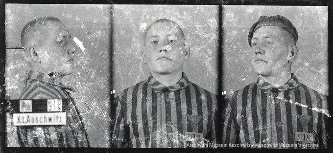 Kazimierz Piechowski w Auschwitz