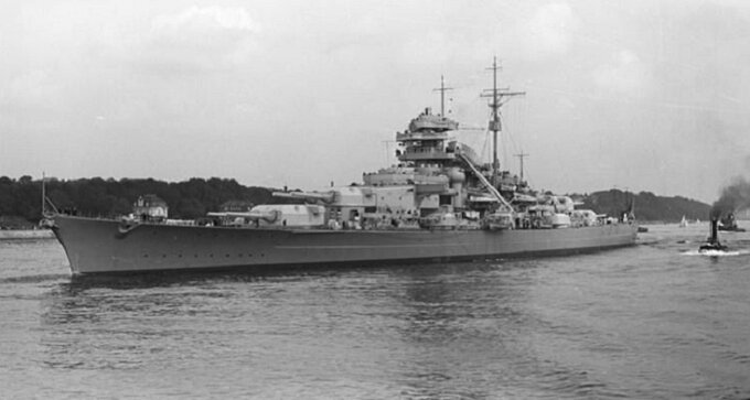 Bismarck, 1940 r. Fot. Bundesarchiv, Bild 193-04-1-26 / CC-BY-SA 3.0