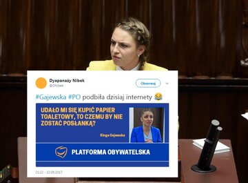 Posłanka Platformy bohaterką memów 