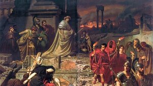 Miniatura: Wielki pożar Rzymu. Ile prawdy pokazuje...