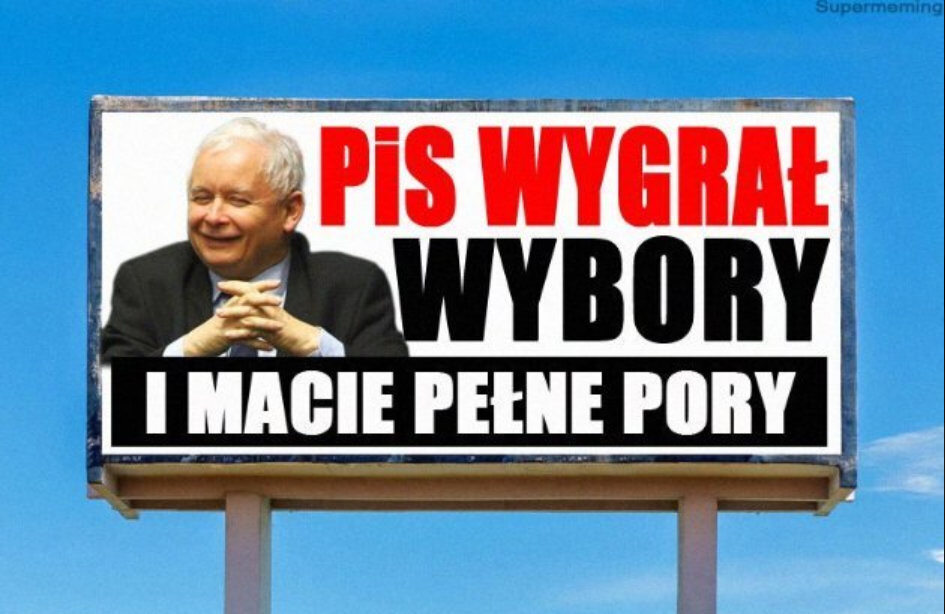 Akcja billboardowa PO - memy 