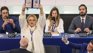 Miniatura: Awantura w Parlamencie Europejskim....