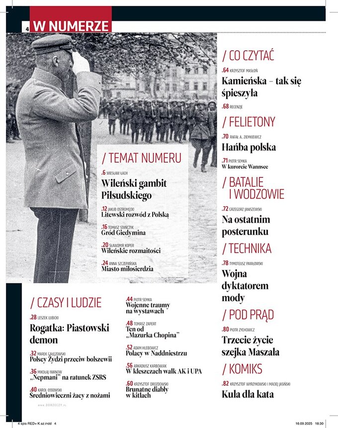 "Historia DoRzeczy" 10/2025 - spis treści