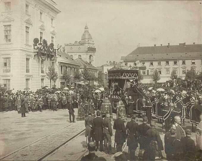 Pogrzeb Sokrata Starynkiewicza. Warszawa, 1902 r.