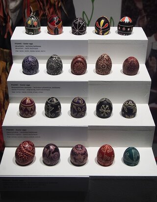 Pisanki polskie w&nbsp;Państwowym Muzeum Etnograficznym w&nbsp;Warszawie