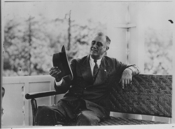Franklin D. Roosevelt w Warm Springs, Georgia