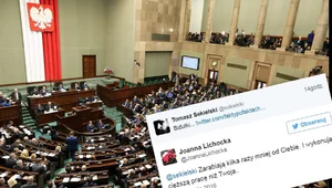 Miniatura: Lichocka do dziennikarza: Posłowie pracują...