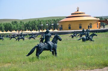 Jeden z&nbsp;pałac&oacute;w Czyngis-chana, Chiny