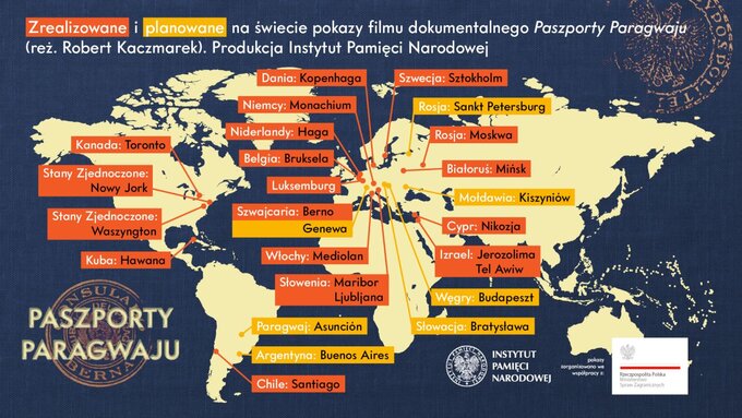 Pokazy filmu "Paszporty Paragwaju" na&nbsp;świecie