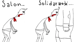 Miniatura: Salon gdacze, Solidarność triumfuje