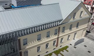 Dom Pamięci Obławy Augustowskiej w Augustowie, tzw. Dom Turka, gdzie w czasie II wojny światowej znajdowała się siedziba NKWD i NKGB, a po wojnie siedziba UB, SB i MO