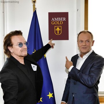 Memy ze spotkania Bono-Tusk 