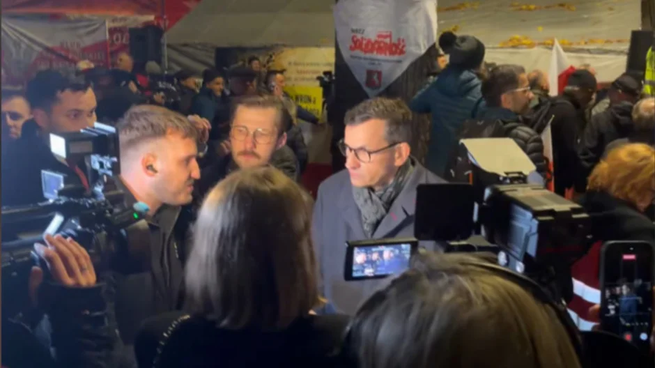 Miniatura: Braun, Morawiecki i Kaczyński - cała...