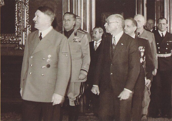 A. Hitler i P. Teleki, 1940 rok