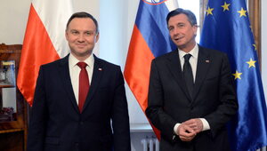 Miniatura: Drugi dzień wizyty prezydenta w Słowenii,...