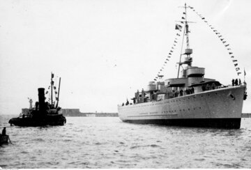 Stawiacz min ORP "Gryf", listopad 1936&nbsp;r.