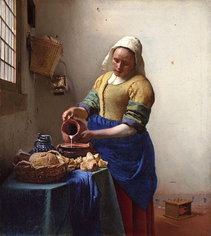 Jan Vermeer, Mleczarka