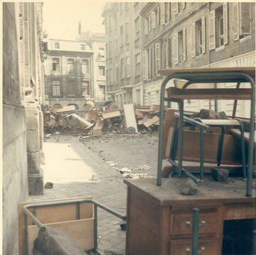 Barykady w&nbsp;trakcie rewolty 1968 roku, Bordeaux
