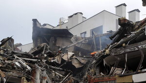 Miniatura: Zmasowany atak rakietowy na Kijów....