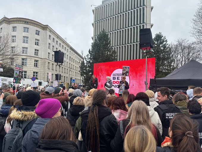 Protest pod&nbsp;Sejmem dot. problemu bezdomności zwierząt w&nbsp;Polsce